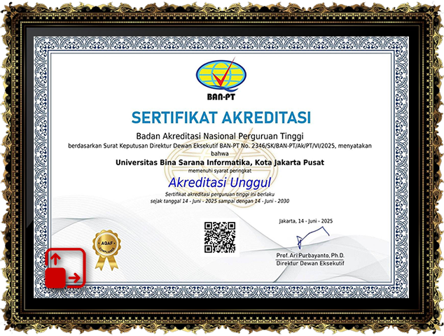UBSI Terakreditasi Unggul